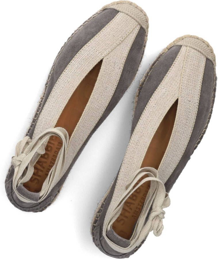 SHABBIES Grijze Espadrilles Palma