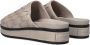Shabbies Platform Slipper Licht Grijs Gevlochten Gray Dames - Thumbnail 5