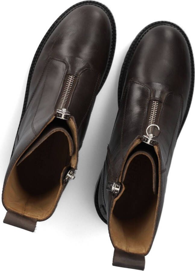 SHABBIES Bruine Boots Tirza Zipa