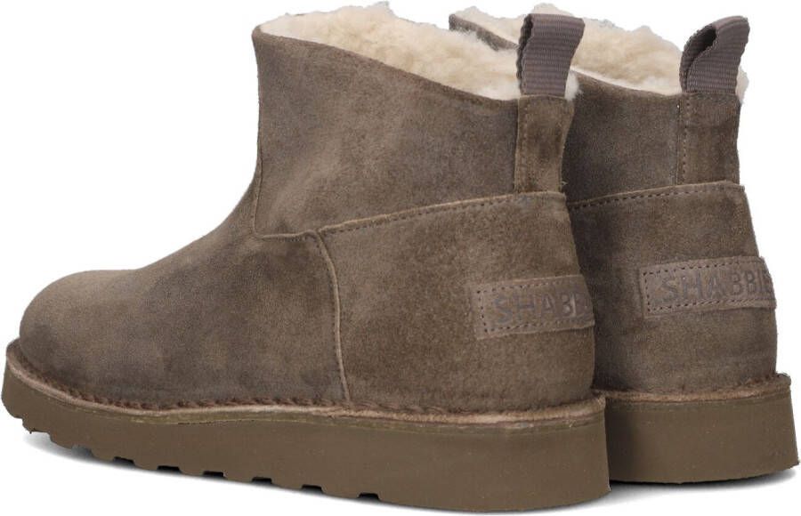 SHABBIES Taupe Enkelboots Palissa Ankle Boot