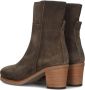 Shabbies Amsterdam Shabbies Lieve G Ankle Boot Enkellaarsjes Enkelboots met rits Dames Taupe - Thumbnail 4