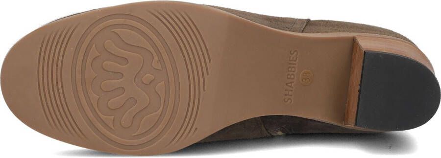 SHABBIES Bruine Enkellaarsjes Lieve G Ankle Boot