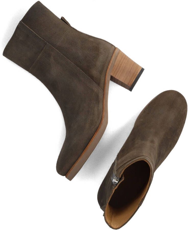 SHABBIES Bruine Enkellaarsjes Lieve G Ankle Boot