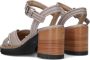 Shabbies Amsterdam Shabbies 163020114 Sandalen Dames Taupe - Thumbnail 4