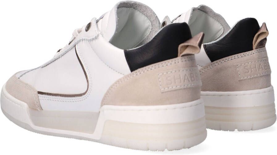 Shabbies Witte Lage Sneakers 101020115