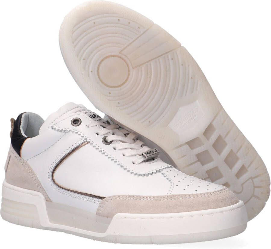 Shabbies Witte Lage Sneakers 101020115