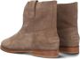 Shabbies Amsterdam Dames Enkellaars Shabbies Wendy Ankle Light Brown Taupe - Thumbnail 4