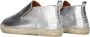 Shabbies Amsterdam Shabbies Elche Lofa Metallic Loafers Instappers Dames Zilver - Thumbnail 5