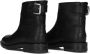 SHABBIES Enkelboots Dames Alyd Maat: 36 Materiaal: Leer Kleur: Zwart - Thumbnail 3