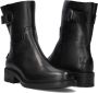 SHABBIES Enkelboots Dames Dean Bika Maat: 36 Materiaal: Leer Kleur: Zwart - Thumbnail 6