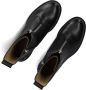 SHABBIES Enkelboots Dames Dean Zipa Maat: 36 Materiaal: Leer Kleur: Zwart - Thumbnail 4