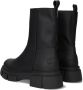 Shabbies Amsterdam Shabbies 182020375 Enkelboots Enkellaarsjes Dames Zwart - Thumbnail 4