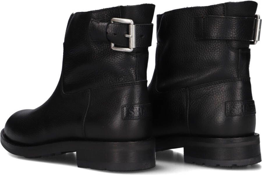 SHABBIES Zwarte Enkelboots Alyd Ankle Boot