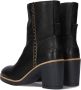 Shabbies Amsterdam Shabbies Venle Ankle Boot Enkellaarsjes Enkelboots met rits Dames Zwart - Thumbnail 3