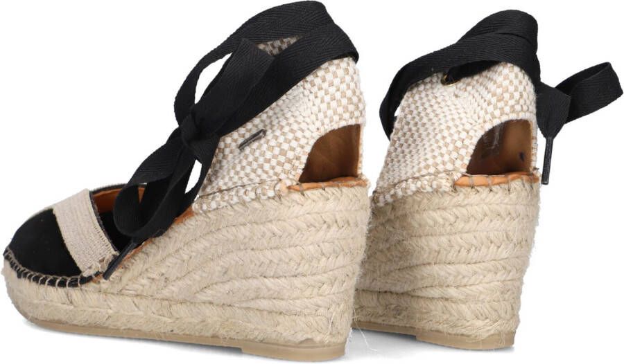 SHABBIES Zwarte Espadrilles Kaila Ki Seven