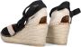 SHABBIES Espadrilles Dames Kaila Ki Seven Maat: 41 Materiaal: Leer Kleur: Zwart - Thumbnail 3