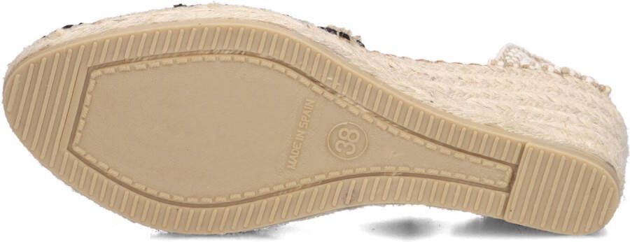 SHABBIES Zwarte Espadrilles Kaila Ki Seven
