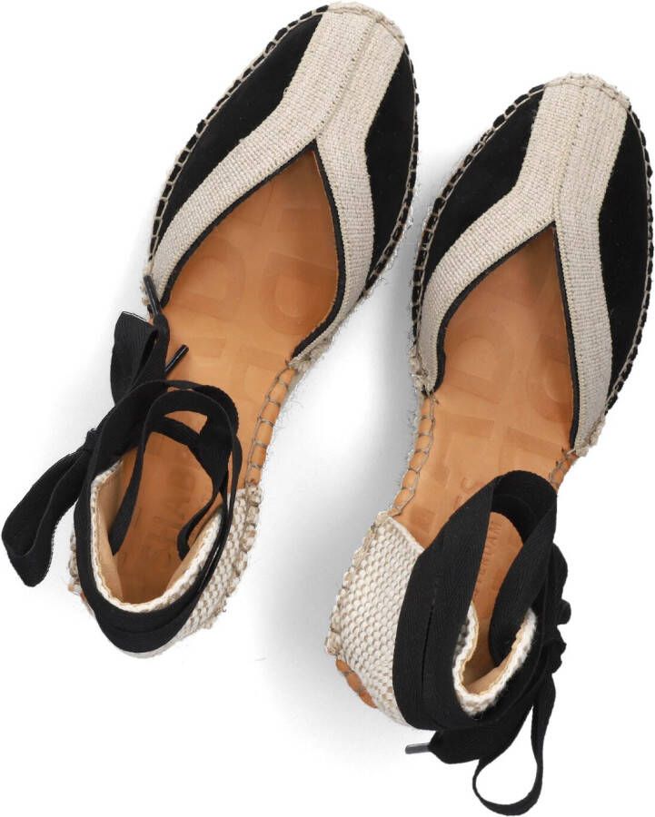 SHABBIES Zwarte Espadrilles Kaila Ki Seven