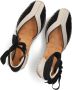 SHABBIES Espadrilles Dames Kaila Ki Seven Maat: 41 Materiaal: Leer Kleur: Zwart - Thumbnail 5