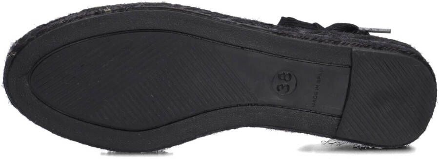 SHABBIES Zwarte Espadrilles Palma Kimono