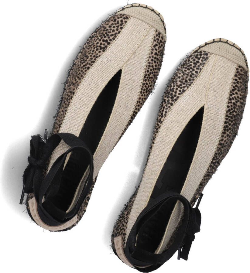 SHABBIES Zwarte Espadrilles Palma Kimono