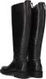 SHABBIES Hoge Laarzen Dames Dean High Boot Maat: 37 Materiaal: Leer Kleur: Zwart - Thumbnail 5