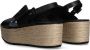 SHABBIES Dames 154020009 Maat: 39 Materiaal: Leer Kleur: Zwart - Thumbnail 4