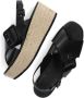 SHABBIES Dames 154020009 Maat: 39 Materiaal: Leer Kleur: Zwart - Thumbnail 5