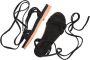 SHABBIES Dames 170020161 Maat: 36 Materiaal: Suède Kleur: Zwart - Thumbnail 6
