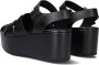 Shabbies Amsterdam Shabbies 170020215~~~~~~~~~~~~~~~~~~~~~ Sandalen met hak Zwart - Thumbnail 6