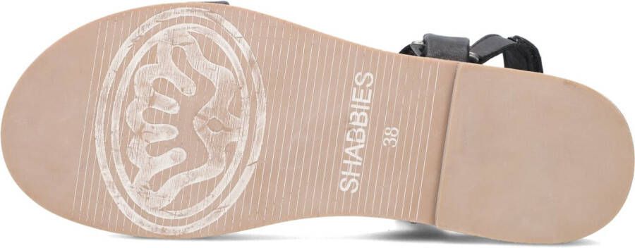 SHABBIES Zwarte Sandalen 170020244