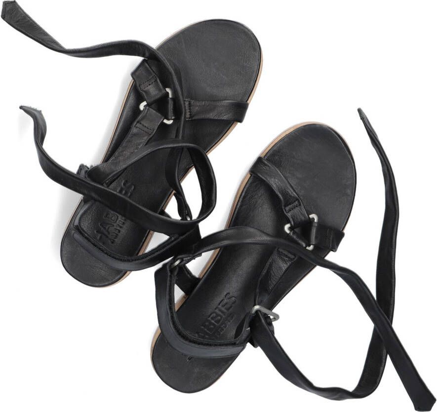 SHABBIES Zwarte Sandalen 170020244