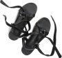 SHABBIES Sandalen Dames 170020244 Maat: 37 Materiaal: Leer Kleur: Zwart - Thumbnail 6