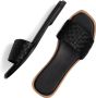 SHABBIES Slippers Dames 170020171 Maat: 36 Materiaal: Leer Kleur: Zwart - Thumbnail 7