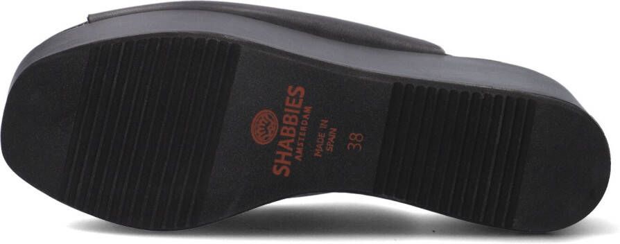 Shabbies Zwarte Slippers 170020214