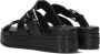 SHABBIES Slippers Dames 170020404 Shs1406 Maat: 38 Materiaal: Leer Kleur: Zwart - Thumbnail 5