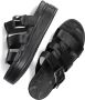 SHABBIES Slippers Dames 170020404 Shs1406 Maat: 38 Materiaal: Leer Kleur: Zwart - Thumbnail 7