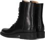 Shabbies Amsterdam Shabbies Dean Lace-up Veterboots Laarzen Met Veters Dames Zwart - Thumbnail 4