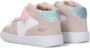 Shoesme Baby Babysneakers Beige White Pink Leer - Thumbnail 4