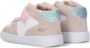 Shoesme Baby Babysneakers Meisjes Beige White Pink Leer - Thumbnail 4