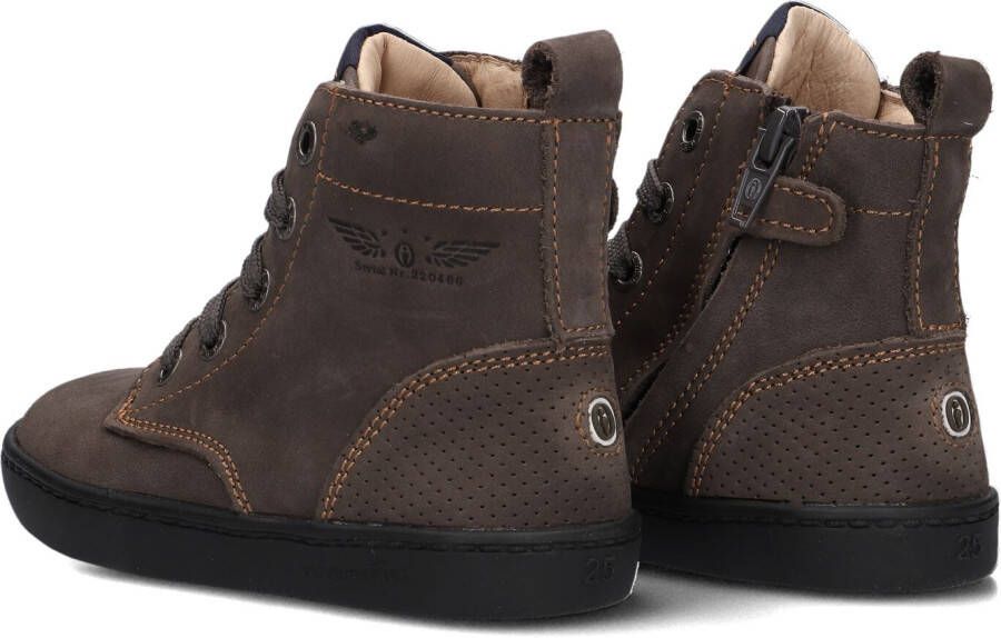 Shoesme Bruine Hoge Sneaker Fl23w012