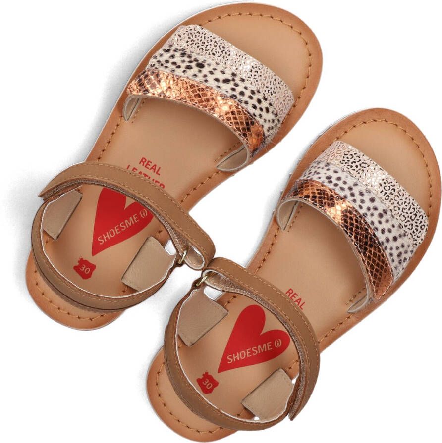 SHOESME Bruine Sandalen Ca25s042