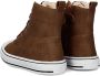 Shoesme On22w211 Hoge sneakers Leren Sneaker Cognac - Thumbnail 4