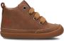 Shoesme Baby Veterschoenen Cognac Leer - Thumbnail 1