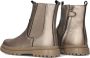 Shoesme leren chelsea boots champagne goud Meisjes Leer Effen 24 - Thumbnail 6