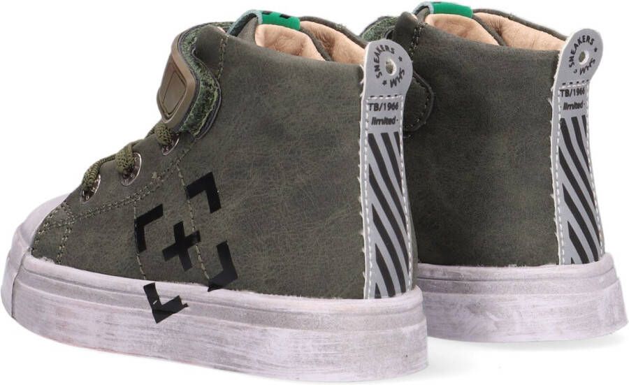 Shoesme Groene Hoge Sneaker Sh21w024