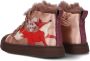 Shoesme Sh23w020 Hoge sneakers Leren Sneaker Meisjes Kids Roze - Thumbnail 3