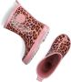 Shoesme regenlaarzen met panterprint roze Meisjes Rubber Panterprint 21 - Thumbnail 5