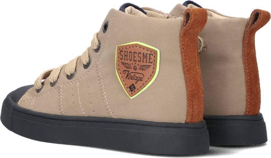 Shoesme Taupe Hoge Sneaker Sh22w036