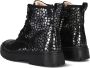 Shoesme leren veterboots zwart zilver Meisjes Leer All over print 27 - Thumbnail 5